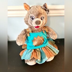 Build a Bear Violet the Wolf plush toy with clothes lot of 4